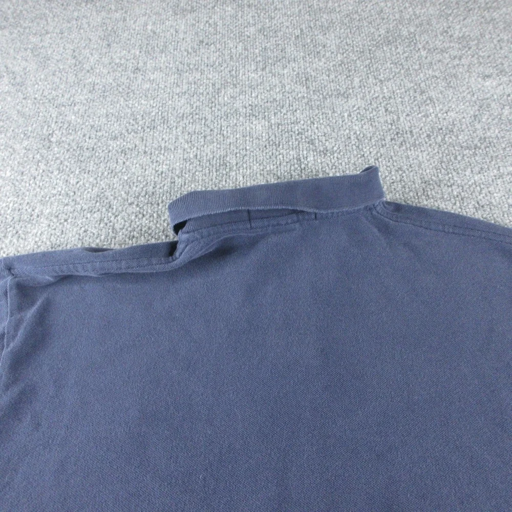 Polo Ralph Lauren Shirt Mens L Blue Button Up Short Sleeve Casual Pony Preppy